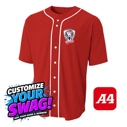 A4 Apparel N4184 Game Day Classic Baseball Jersey - Orlando Lions Baseball