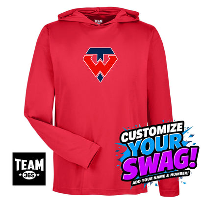 Team 365 Youth & Men's Zone Performance Hoodie - Tampa Warriors Baseball