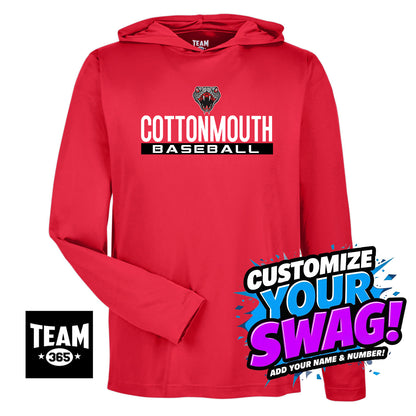 Team 365 Youth & Men's Zone Performance Hoodie - Black Creek Cottonmouths