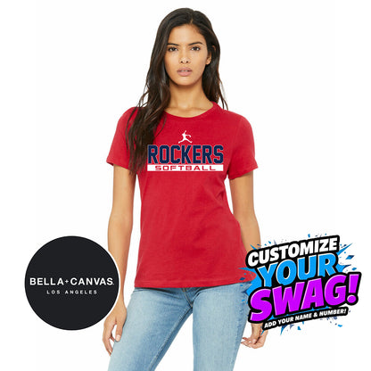 Bella + Canvas B6400 Women's Relaxed Jersey Short-Sleeve T-Shirt - KY Rockers Softball
