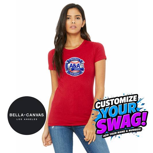 Bella + Canvas 6004 Women's The Favorite T-Shirt - A&A Baseball Elite