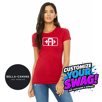Bella + Canvas 6004 Women's The Favorite T-Shirt - Arrows Baseball