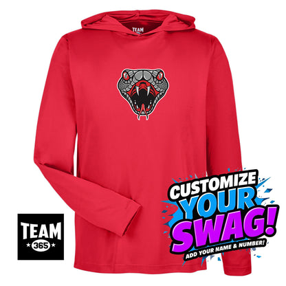 Team 365 Youth & Men's Zone Performance Hoodie - Black Creek Cottonmouths