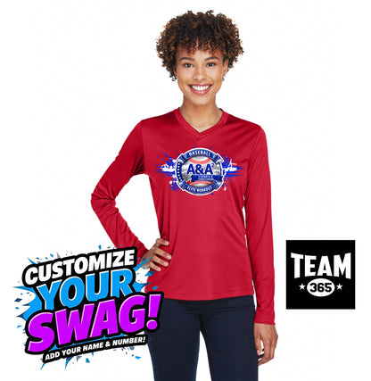 Team 365 TT11WL Women's Zone Performance Long-Sleeve T-Shirt - A&A Baseball Elite