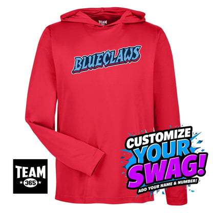 Team 365 Youth & Men's Zone Performance Hoodie - FCA Blueclaws Baseball