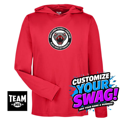 Team 365 Youth & Men's Zone Performance Hoodie - Black Creek Cottonmouths