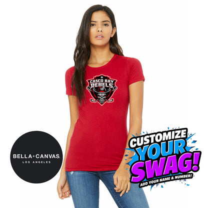 Bella + Canvas 6004 Women's The Favorite T-Shirt - Casco Bay Rebels Hockey
