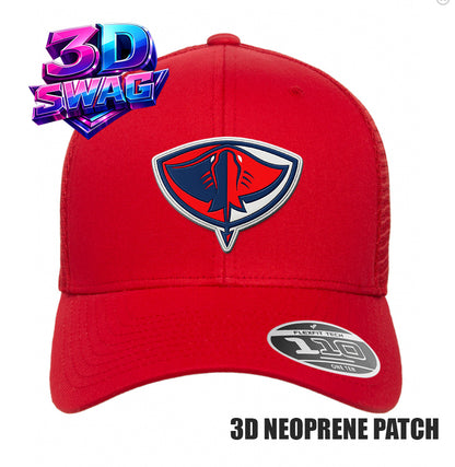 PASCO STINGERS - 3D PATCH TEAM HATS - Flexfit 110M Mesh Hat
