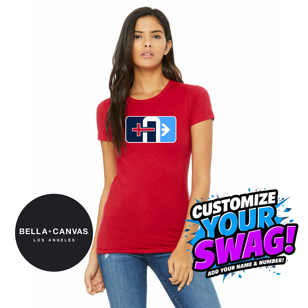 Bella + Canvas 6004 Women's The Favorite T-Shirt - Arrows Baseball