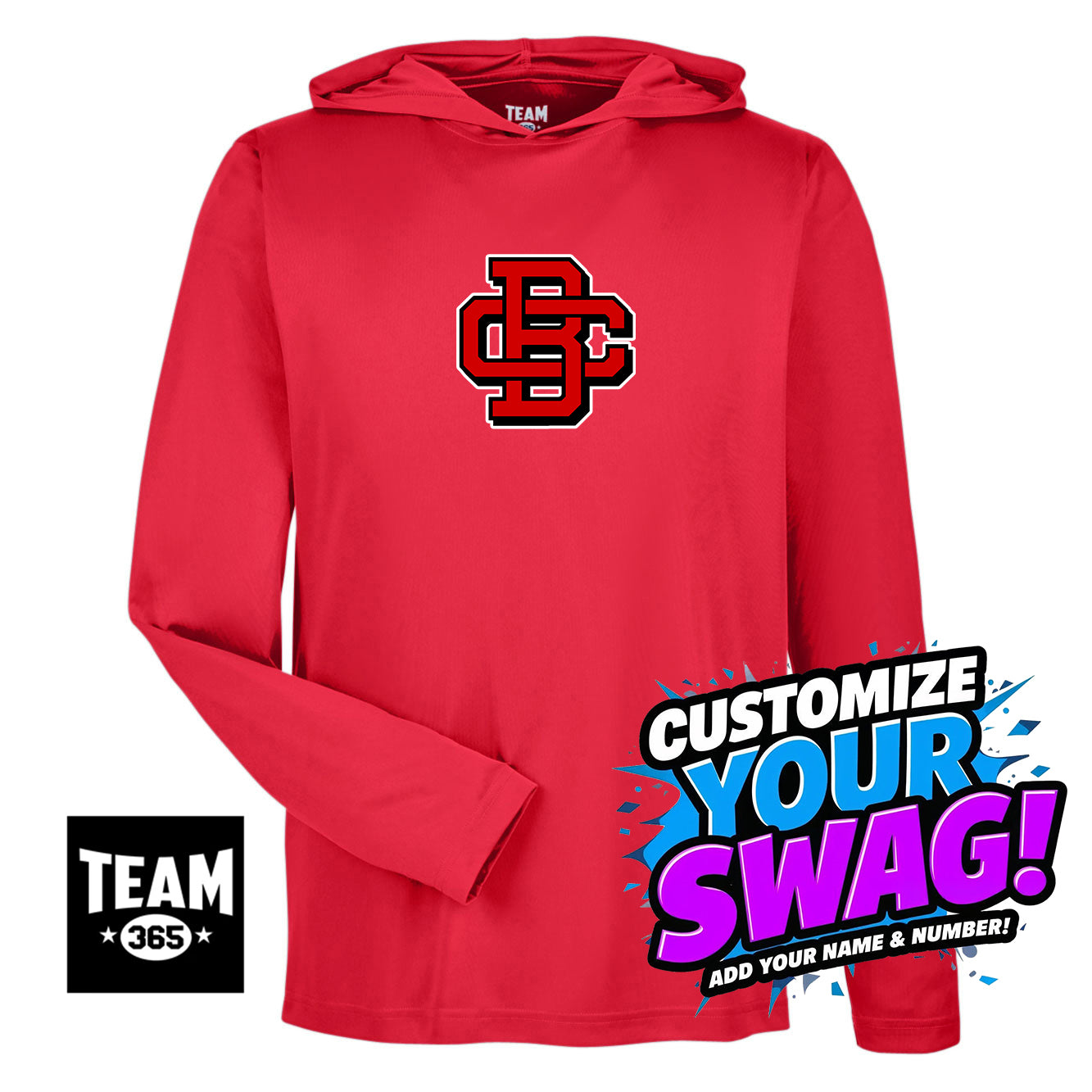 Team 365 Youth & Men's Zone Performance Hoodie - Creeks Baseball Club - CBC