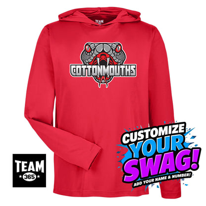 Team 365 Youth & Men's Zone Performance Hoodie - Black Creek Cottonmouths
