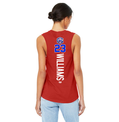 Bella + Canvas B6003 Women's Jersey Muscle Tank - A&A Baseball Elite
