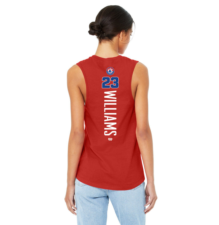 Bella + Canvas B6003 Women's Jersey Muscle Tank - Talkin' Baseball