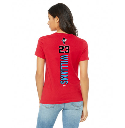 Bella + Canvas B6400 Women's Relaxed Jersey Short-Sleeve T-Shirt - NBC Gnats Baseball