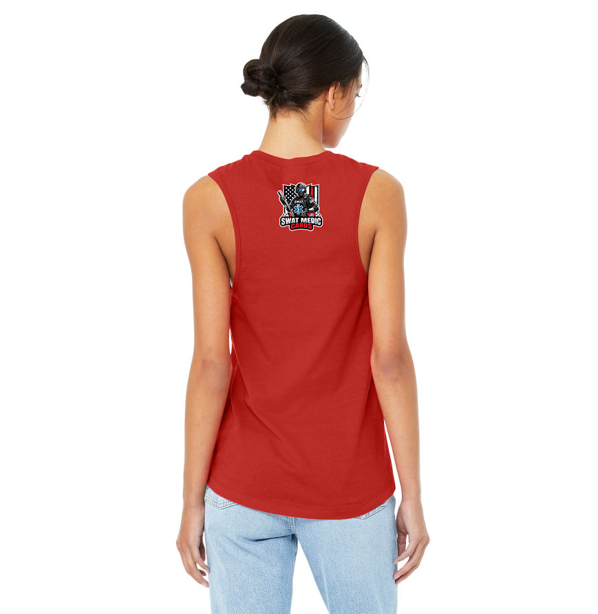 Bella + Canvas B6003 Women's Jersey Muscle Tank - Swat Medic Cards