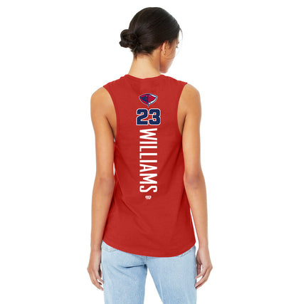 Bella + Canvas B6003 Women's Jersey Muscle Tank - Pasco Stingers Baseball