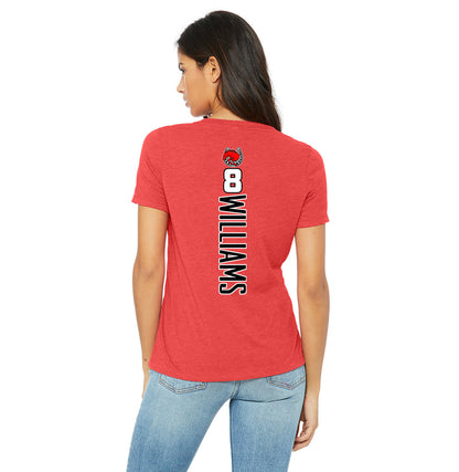 Bella + Canvas 6415 Ladies' Relaxed Triblend V-Neck T-Shirt - Stillwater Hockey