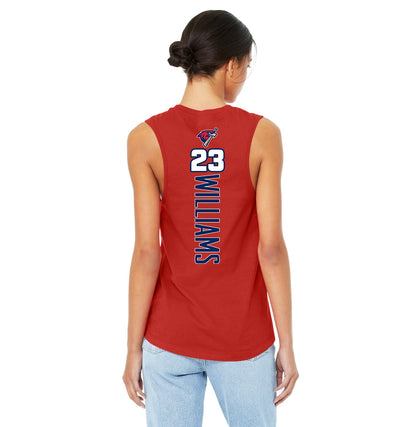 Bella + Canvas B6003 Women's Jersey Muscle Tank - MSA Redtails Baseball