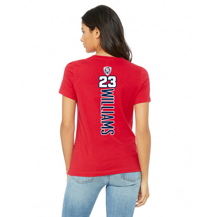 Bella + Canvas B6400 Women's Relaxed Jersey Short-Sleeve T-Shirt - Orlando Lions Baseball