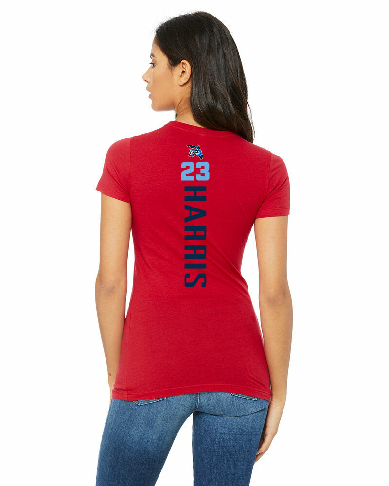 Bella + Canvas 6004 Women's The Favorite T-Shirt - FCA Blueclaws Baseball