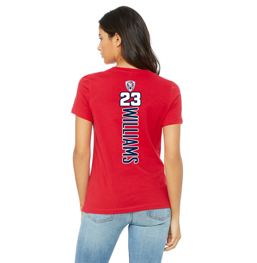 Bella + Canvas B6400 Women's Relaxed Jersey Short-Sleeve T-Shirt - Orlando Lions Baseball