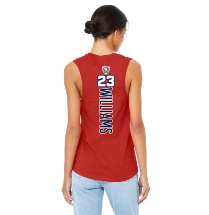 Bella + Canvas B6003 Women's Jersey Muscle Tank - Orlando Lions Baseball