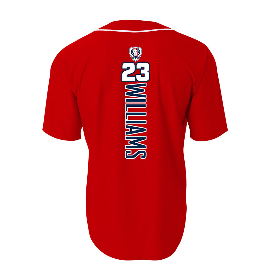 A4 Apparel N4184 Game Day Classic Baseball Jersey - Orlando Lions Baseball