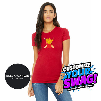 Bella + Canvas 6004 Women's The Favorite T-Shirt - Team Rally Fries Baseball