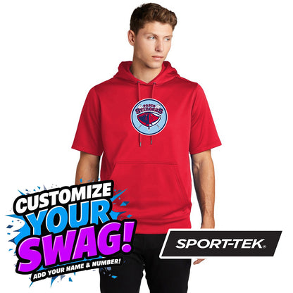 Sport-Tek Sport-Wick Fleece Short Sleeve Hooded Pullover ST251 - Pasco Stingers Baseball