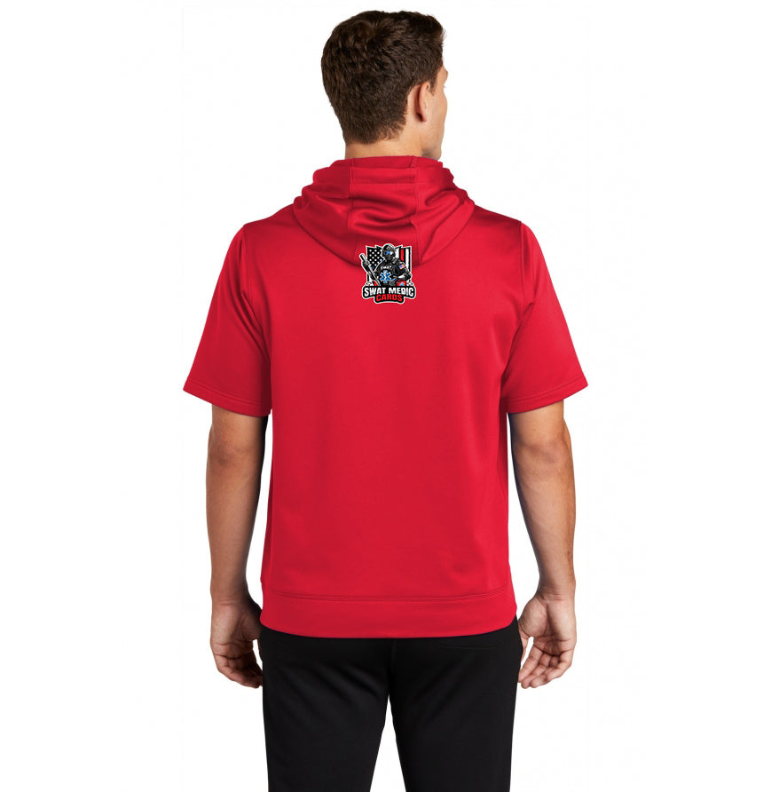 Sport-Tek Sport-Wick Fleece Short Sleeve Hooded Pullover ST251 - Swat Medic Cards