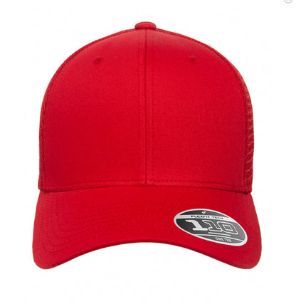 UPLOAD YOUR LOGO! - 3D PATCH TEAM HATS - Flexfit 110M Mesh Hat