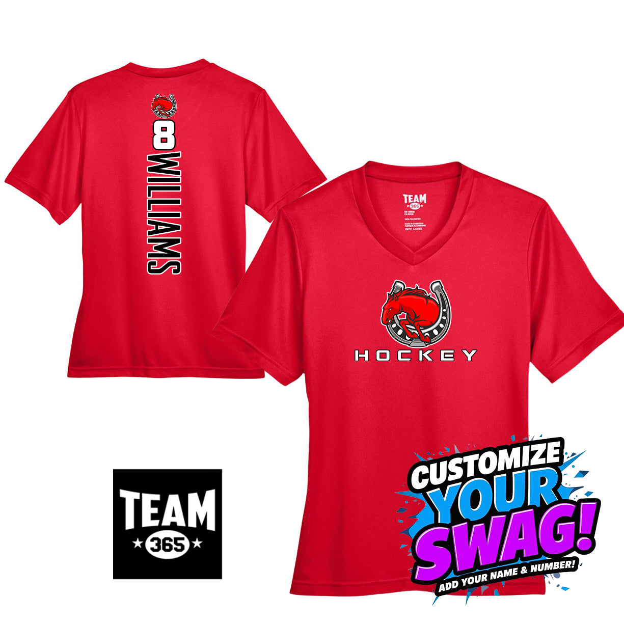 GAME TIME - Team 365 TT11W Women's Zone Performance T-Shirt - Stillwater Hockey