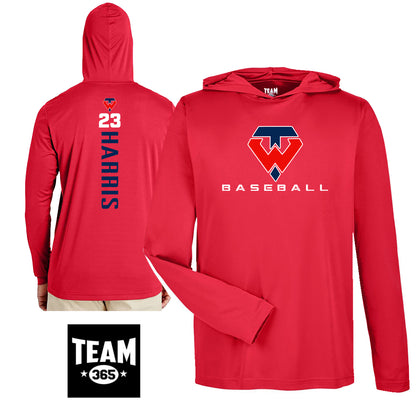 Team 365 Youth & Men's Zone Performance Hoodie - Tampa Warriors Baseball