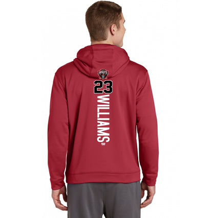 Sport-Tek Sport-Wick Fleece Hooded Pullover F244 - Casco Bay Rebels Hockey
