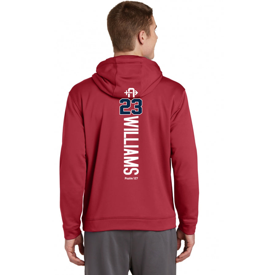 Sport-Tek Sport-Wick Fleece Hooded Pullover F244 - Arrows Baseball