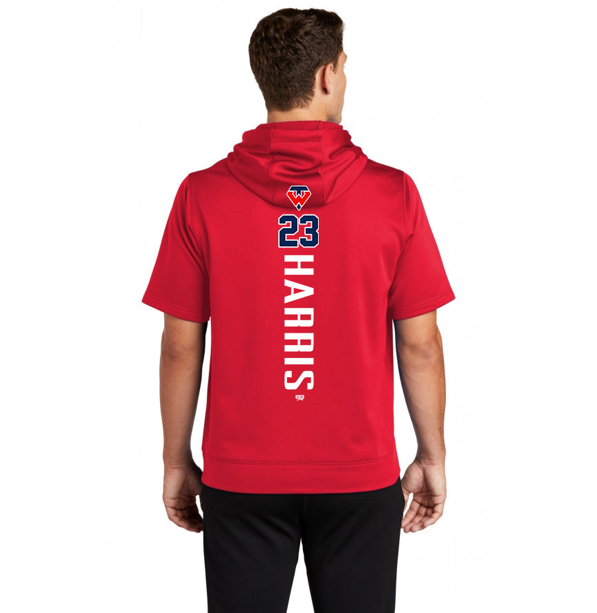 Sport-Tek Sport-Wick Fleece Short Sleeve Hooded Pullover ST251 - Tampa Warriors Baseball