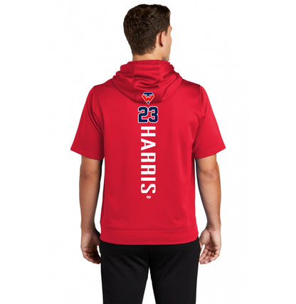 Sport-Tek Sport-Wick Fleece Short Sleeve Hooded Pullover ST251 - Tampa Warriors Baseball