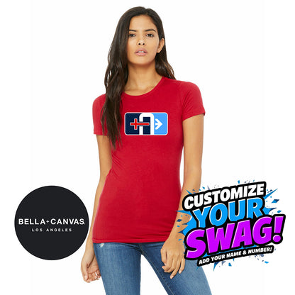 Bella + Canvas 6004 Women's The Favorite T-Shirt - Arrows Baseball