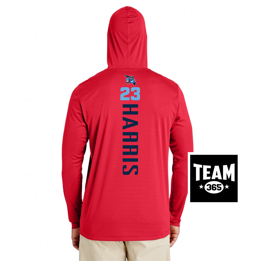 Team 365 Youth & Men's Zone Performance Hoodie - FCA Blueclaws Baseball