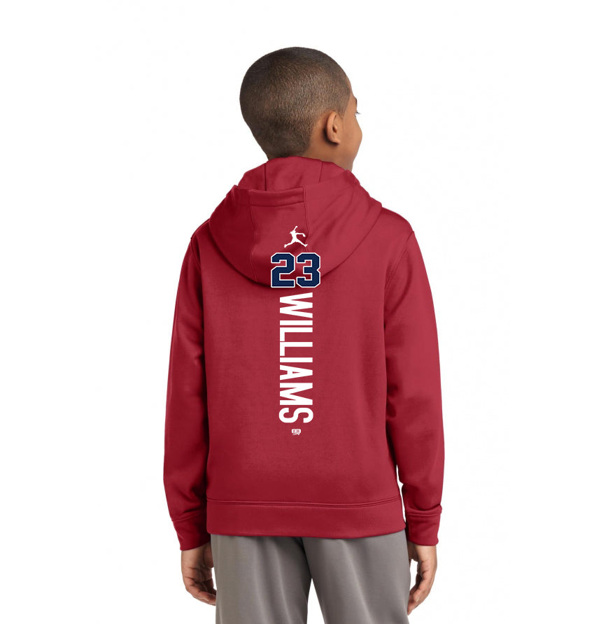 Sport-Tek Youth Sport-Wick Fleece Hooded Pullover YST244 - KY Rockers Softball