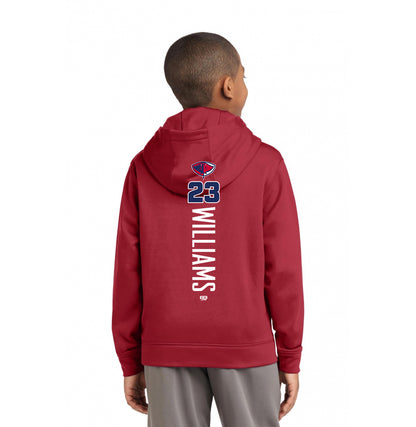 Sport-Tek Youth Sport-Wick Fleece Hooded Pullover YST244 - Pasco Stingers Baseball
