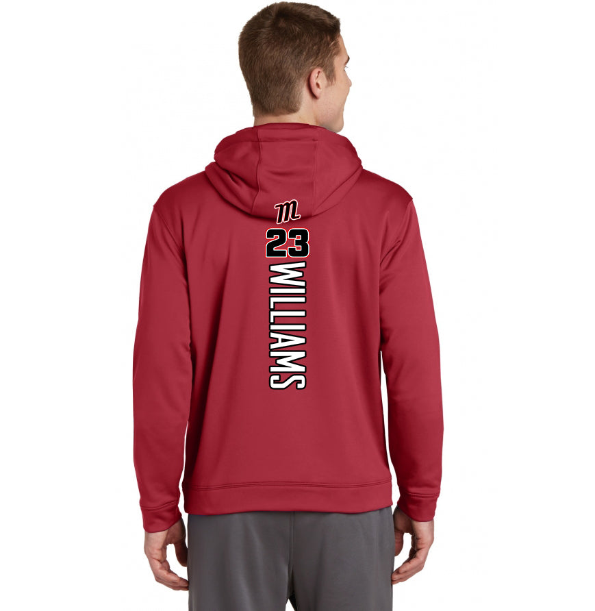 Sport-Tek Sport-Wick Fleece Hooded Pullover F244 - SYA Mets "M" Logo