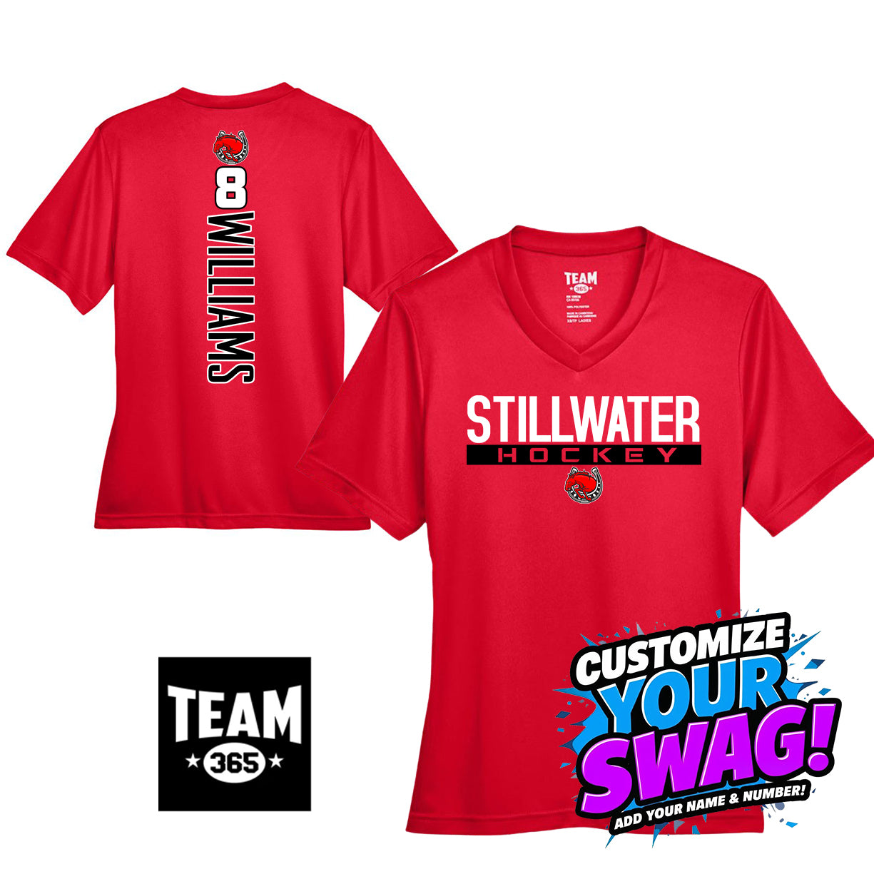 GAME TIME - Team 365 TT11W Women's Zone Performance T-Shirt - Stillwater Hockey