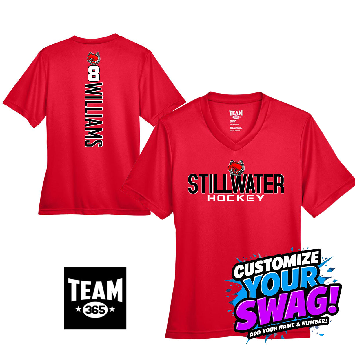 GAME TIME - Team 365 TT11W Women's Zone Performance T-Shirt - Stillwater Hockey