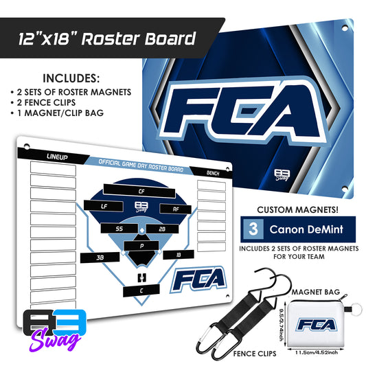 FCA 2024 Edition - Custom Team Roster Magnetic Board