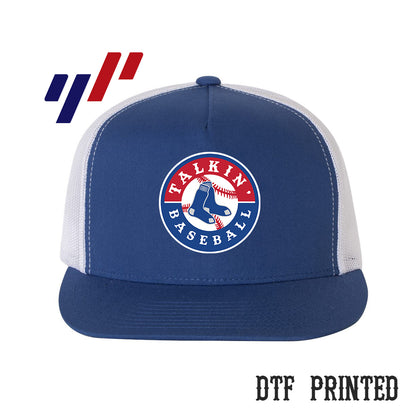 Yupoong 6006 Adult 5-Panel Classic Trucker Hat - DTF PRINTED - Talkin' Baseball