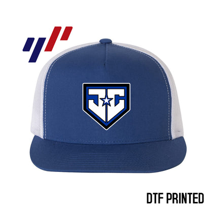 Yupoong 6006 Adult 5-Panel Classic Trucker Hat - DTF PRINTED - JCB Diamond Kings Baseball