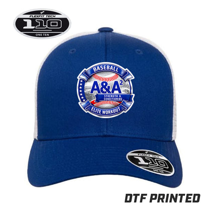 Flexfit 110M Adult 110reg Mesh Cap DTF PRINTED - A&A Baseball Elite