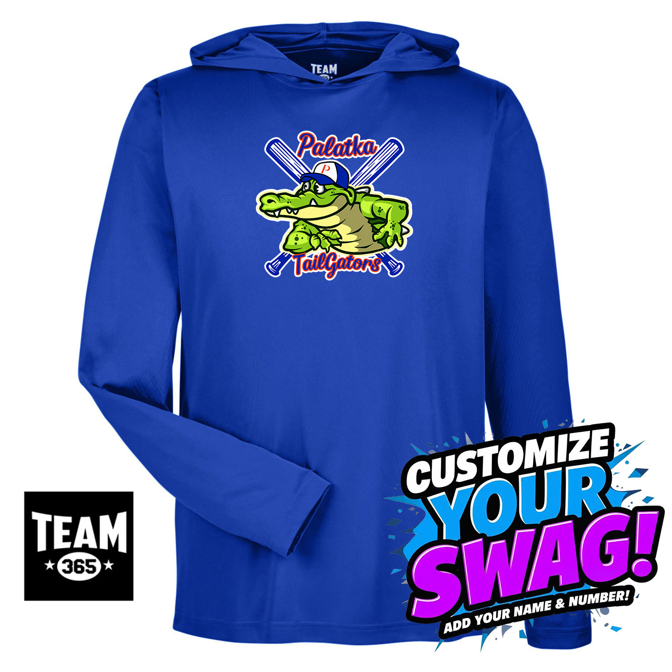 Team 365 Youth & Men's Zone Performance Hoodie - Palatka TailGators Baseball