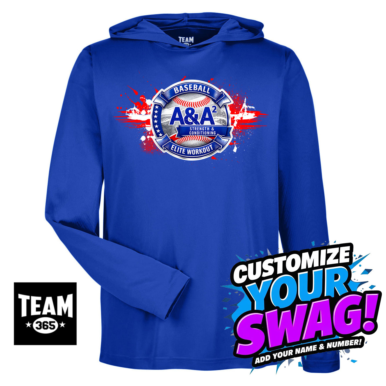 Team 365 Youth & Men's Zone Performance Hoodie - A&A Baseball Elite